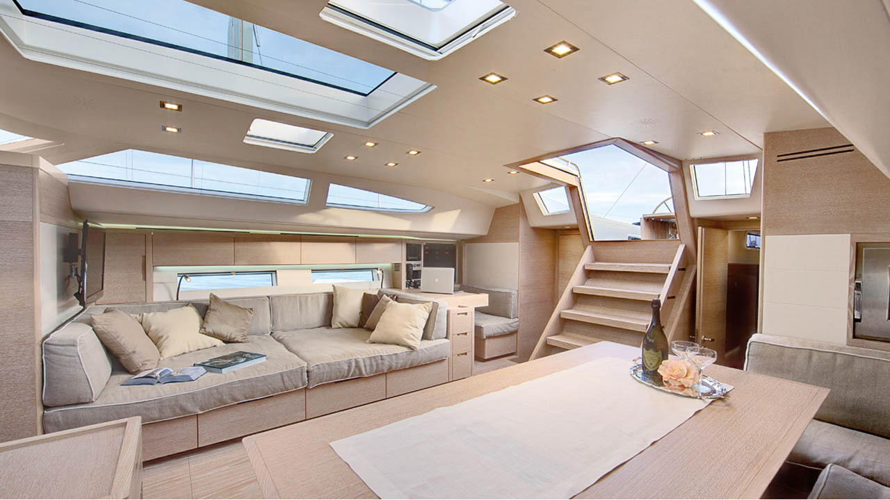 Boat wrapping interiors